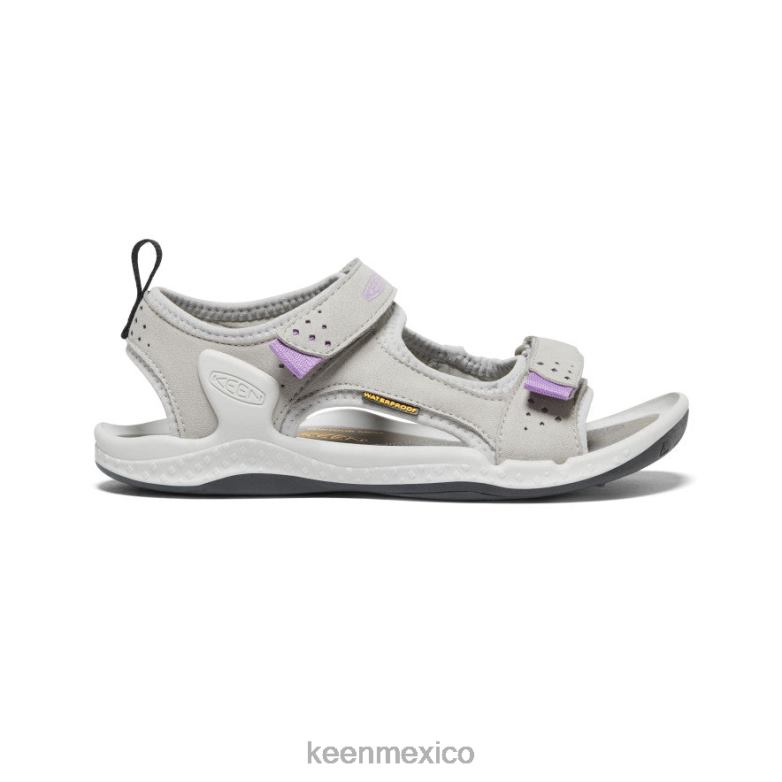 KEEN sandalia drift creek con dos tiras mujer llovizna/lavanda inglesa calzado TXRFD709