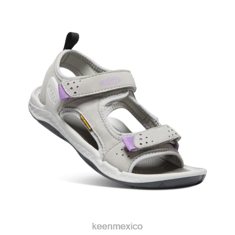 KEEN sandalia drift creek con dos tiras mujer llovizna/lavanda inglesa calzado TXRFD709