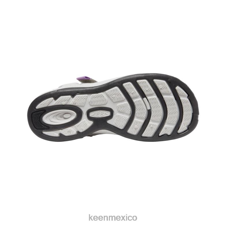 KEEN sandalia drift creek con dos tiras mujer llovizna/lavanda inglesa calzado TXRFD709