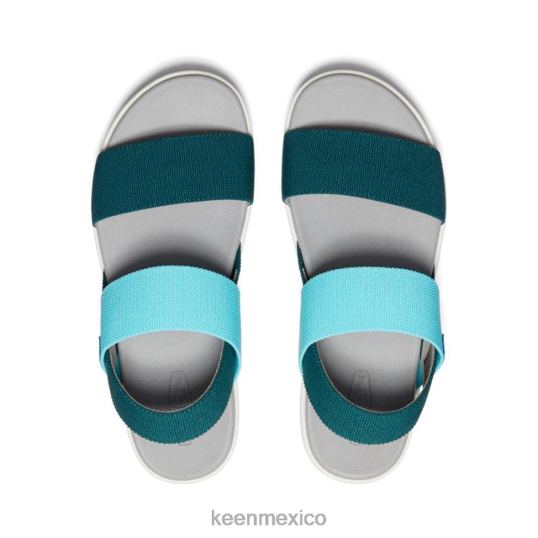 KEEN sandalia elle con tira trasera mujer musgo marino/ipanema calzado TXRFD417