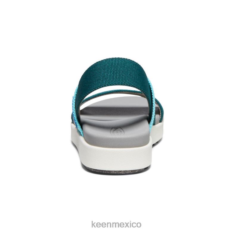KEEN sandalia elle con tira trasera mujer musgo marino/ipanema calzado TXRFD417