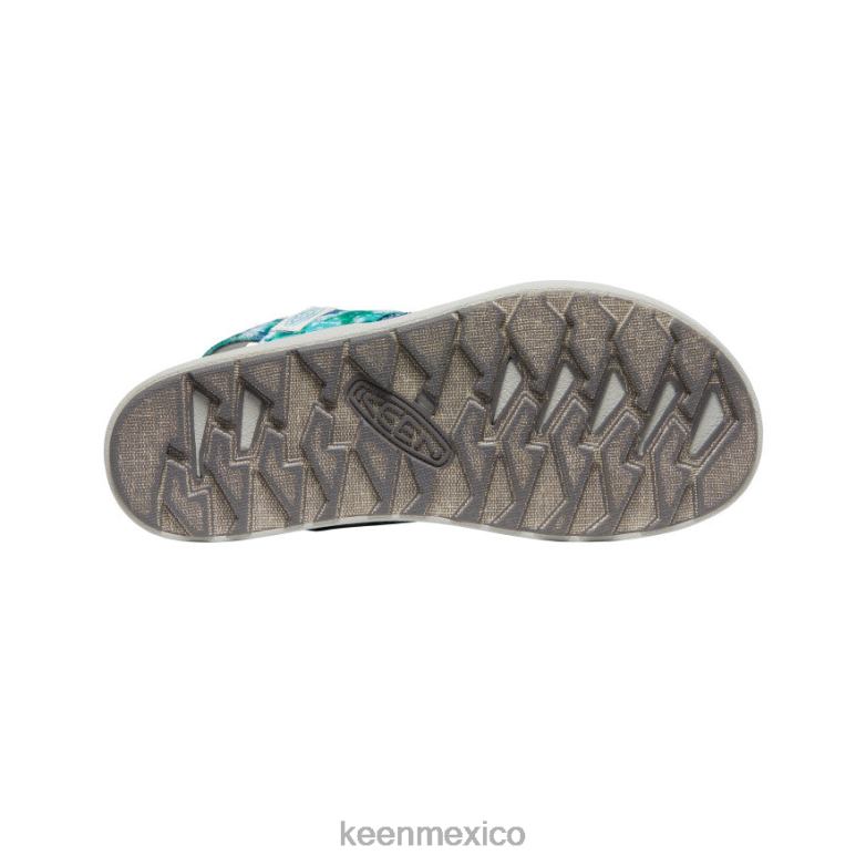 KEEN sandalia elle con tira trasera mujer porcelana/teñido anudado calzado TXRFD422