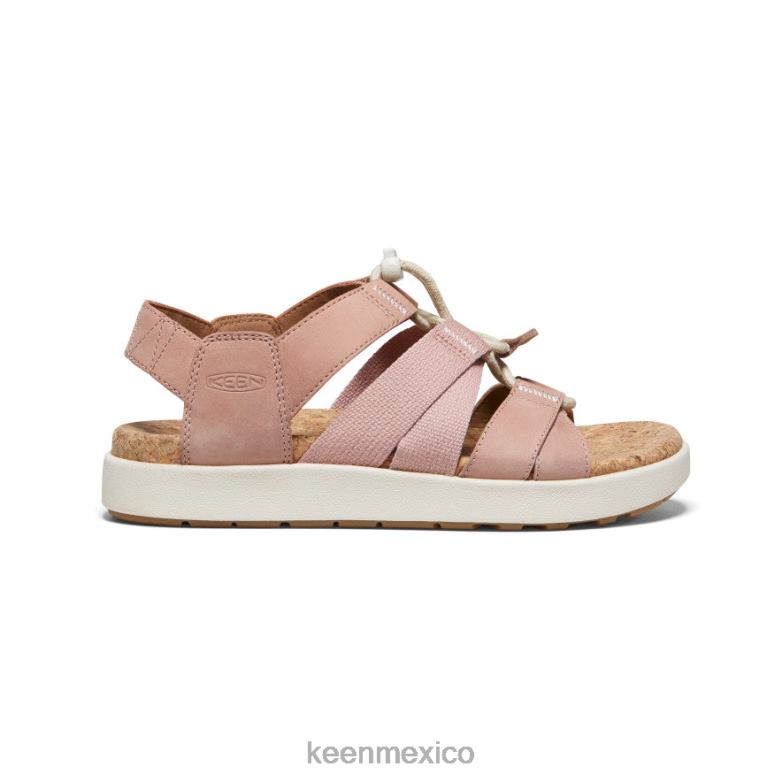 KEEN sandalia elle con tiras mixtas mujer cervatillo/abedul calzado TXRFD425