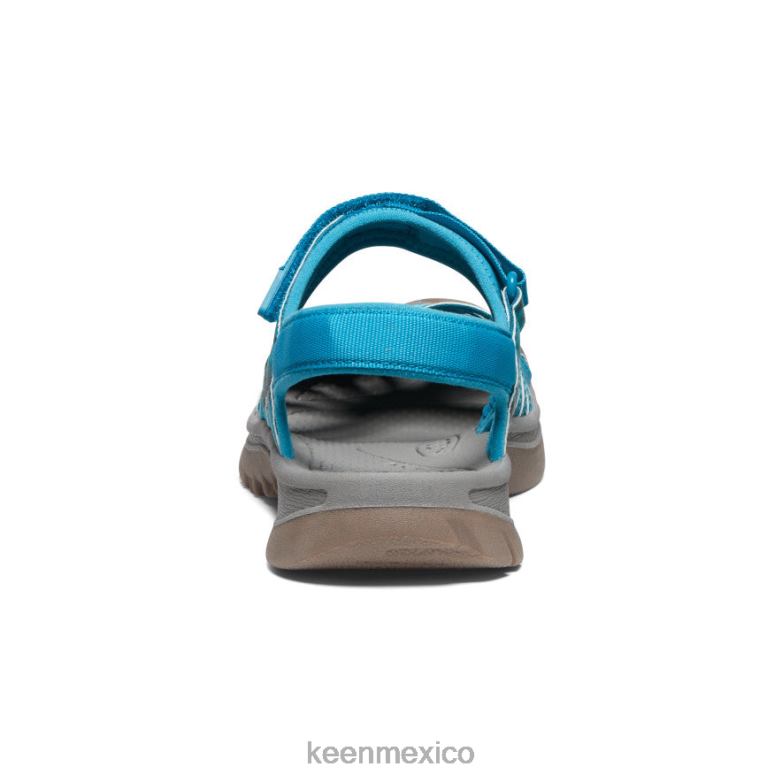 KEEN sandalia rosa mujer musgo marino/teñido anudado calzado TXRFD568