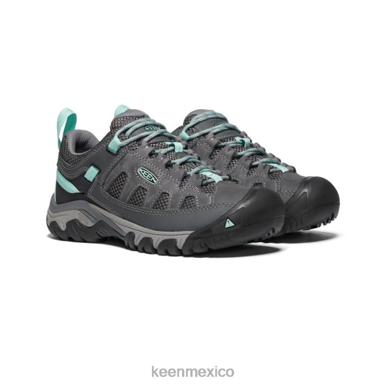 KEEN respiradero targhee mujer gris acero/ola del océano calzado TXRFD539