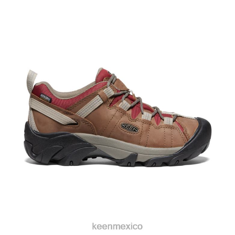 KEEN targhee ii impermeable mujer safari/merlot calzado TXRFD543
