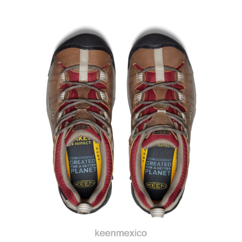 KEEN targhee ii impermeable mujer safari/merlot calzado TXRFD543
