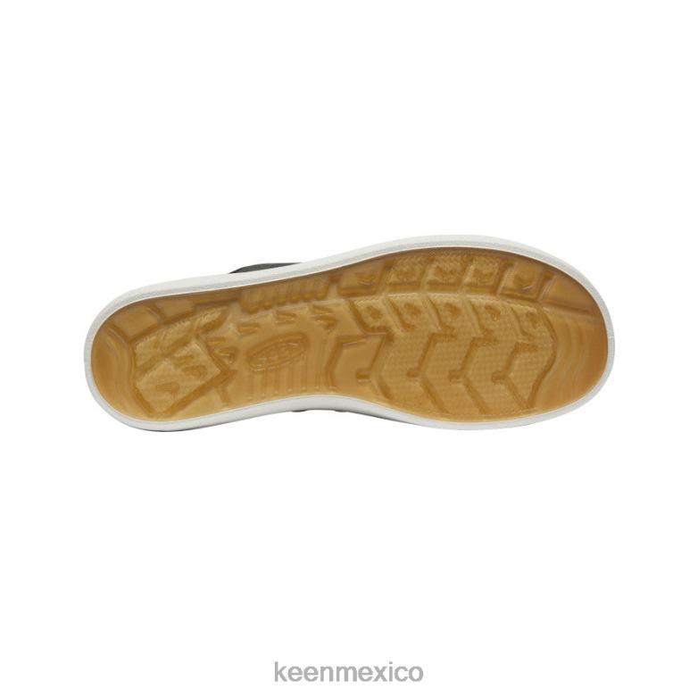 KEEN zapatilla elsa de cuero cosecha mujer abedul negro/plateado calzado TXRFD628