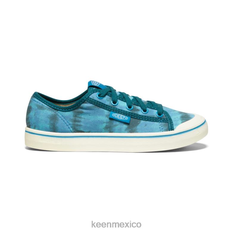 KEEN zapatilla elsa v mujer teñido anudado musgo marino/blanco estrella calzado TXRFD501