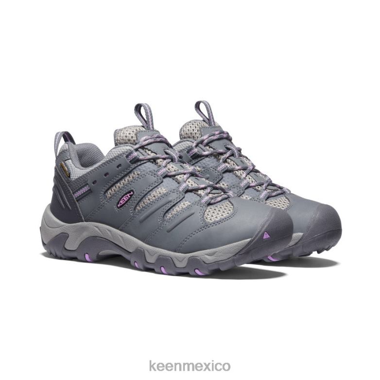 KEEN zapato impermeable koven mujer gris acero/violeta africana calzado TXRFD665