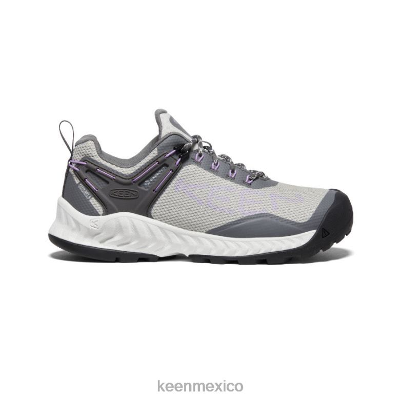 KEEN zapato impermeable nxis evo mujer gris acero/lavanda inglesa calzado TXRFD475