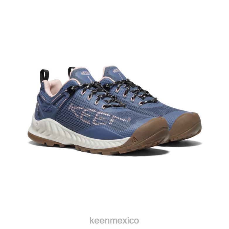 KEEN zapato impermeable nxis evo mujer índigo vintage/melocotón calzado TXRFD476