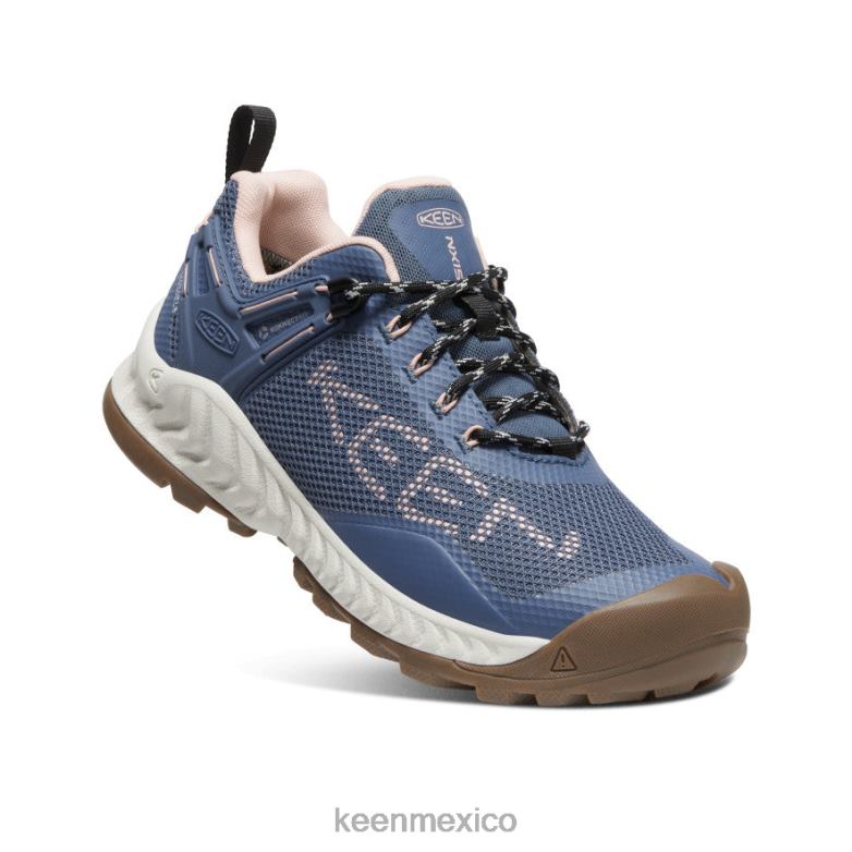 KEEN zapato impermeable nxis evo mujer índigo vintage/melocotón calzado TXRFD476