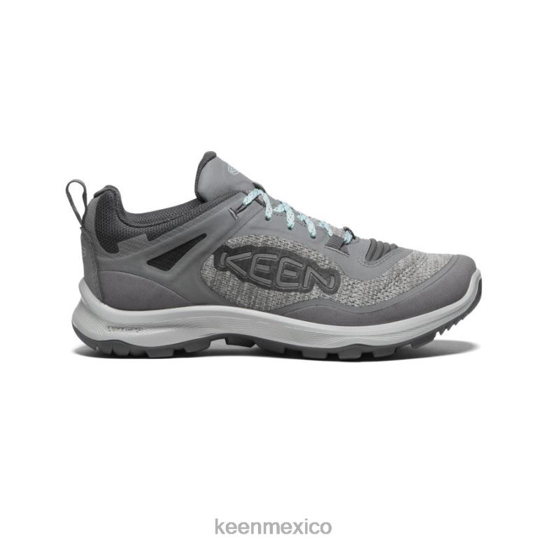 KEEN zapato impermeable terradora flex mujer gris acero/azul nube calzado TXRFD601