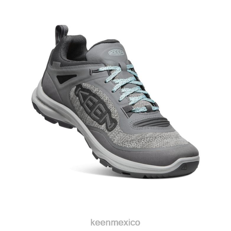 KEEN zapato impermeable terradora flex mujer gris acero/azul nube calzado TXRFD601