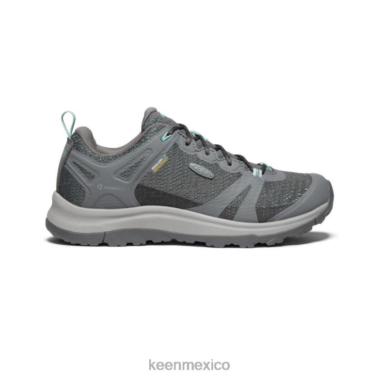 KEEN zapato impermeable terradora ii mujer gris acero/ola del océano calzado TXRFD592