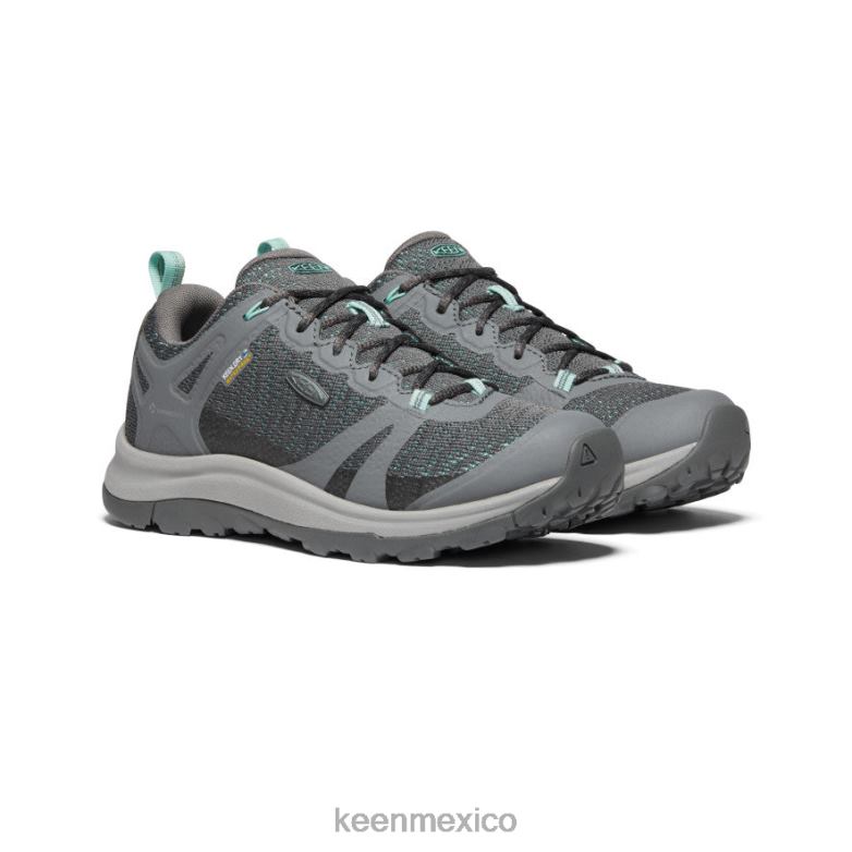 KEEN zapato impermeable terradora ii mujer gris acero/ola del océano calzado TXRFD592