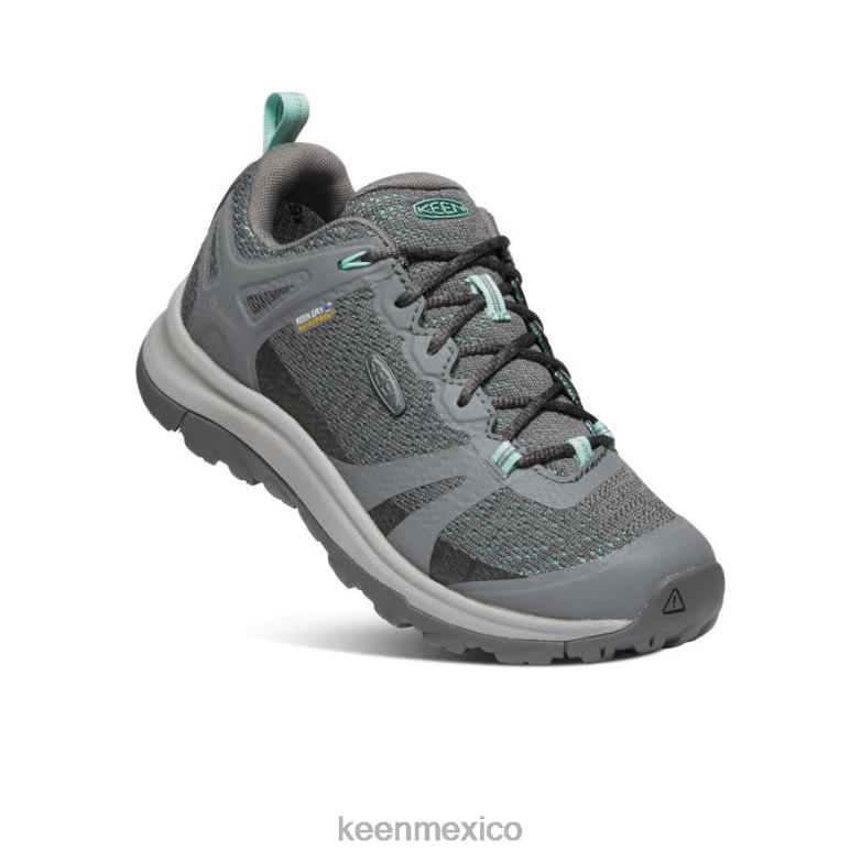 KEEN zapato impermeable terradora ii mujer gris acero/ola del océano calzado TXRFD592