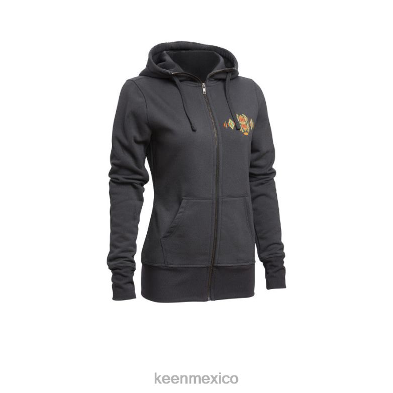 KEEN sudadera con capucha de diamante mujer negro ropa TXRFD662