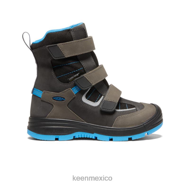 KEEN bota impermeable de invierno redwood niños grandes cuervo/imán calzado TXRFD940