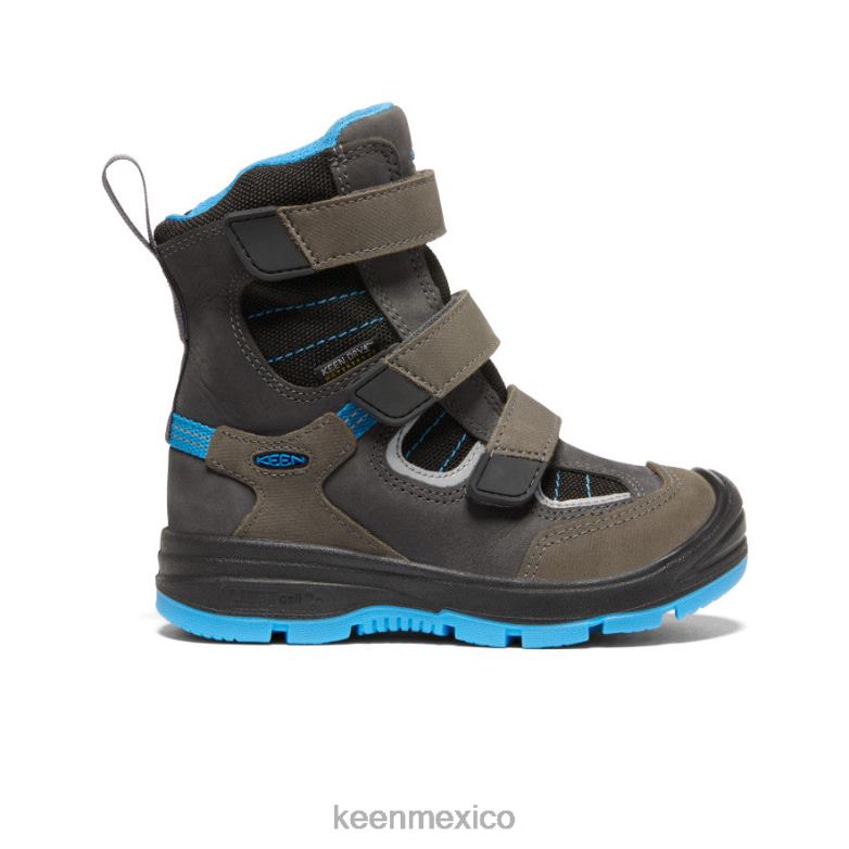 KEEN bota impermeable de invierno redwood pequeños niños cuervo/imán calzado TXRFD941