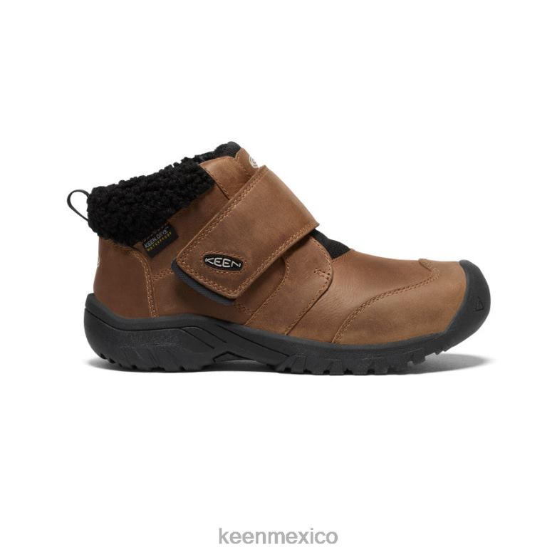KEEN bota impermeable kootenay iv niños grandes coco tostado/vapor calzado TXRFD1011