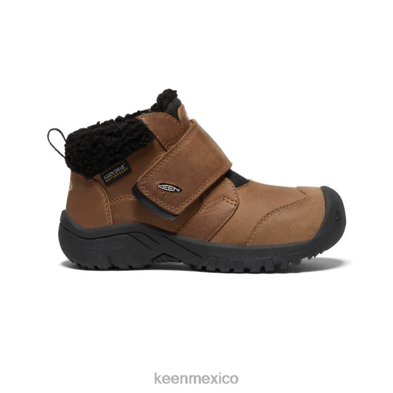 KEEN bota impermeable kootenay iv pequeños niños coco tostado/vapor calzado TXRFD1009