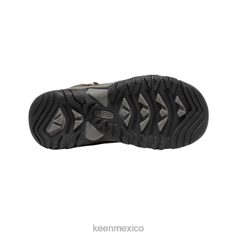 KEEN bota impermeable ridge flex niños grandes oliva oscuro/cidra oscura calzado TXRFD948