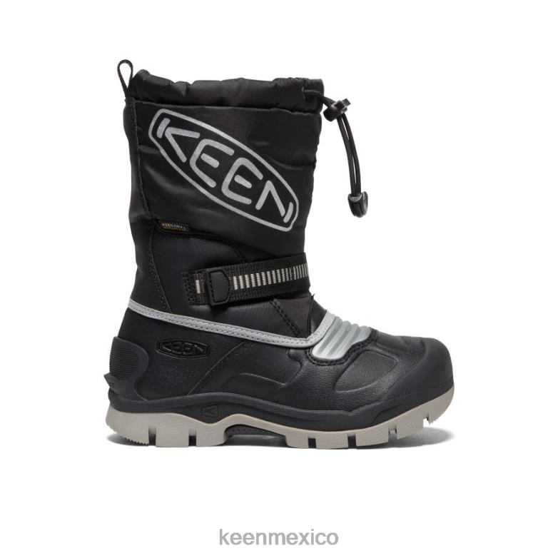 KEEN bota impermeable snow troll pequeños niños negro/plata calzado TXRFD1007
