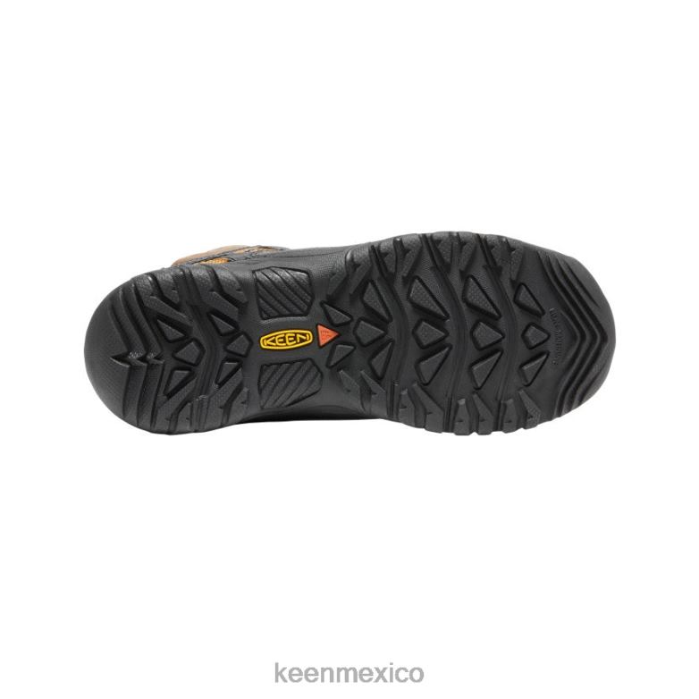 KEEN bota impermeable targhee niños grandes tierra oscura/marrón dorado calzado TXRFD895