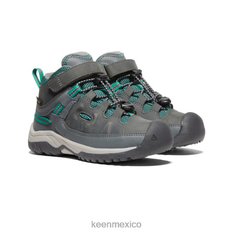 KEEN bota impermeable targhee pequeños niños gris acero/porcelana calzado TXRFD877