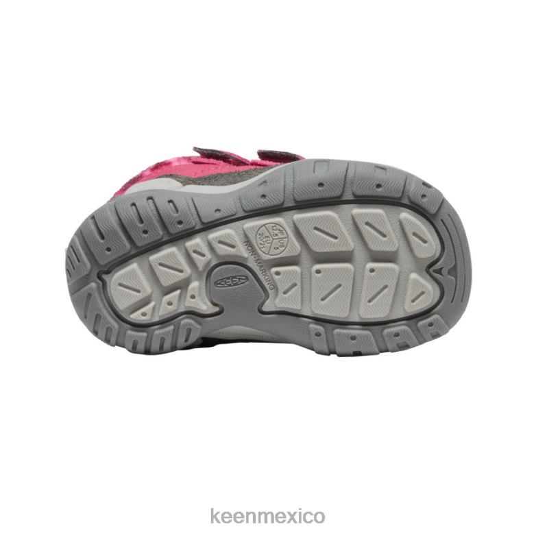 KEEN chukka con doble correa y nudo niños pequeños paloma de la fruta/negro calzado TXRFD1013