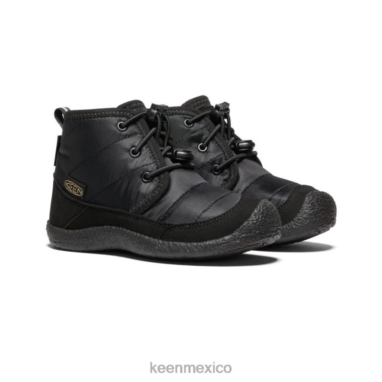 KEEN chukka impermeable howser ii pequeños niños negro calzado TXRFD995