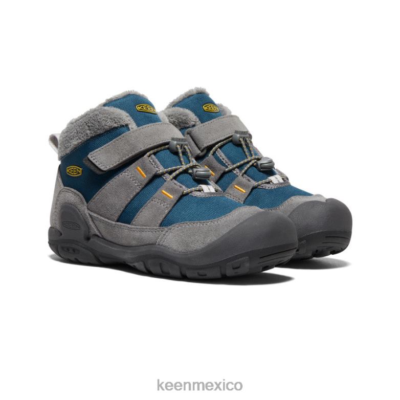 KEEN chukka nudo niños grandes gris acero/azul ala verde azulado calzado TXRFD1003