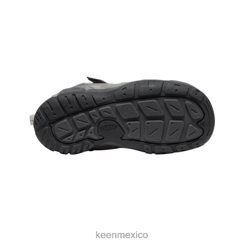 KEEN chukka nudo niños grandes gris acero/azul ala verde azulado calzado TXRFD1003