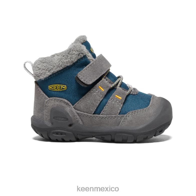 KEEN chukka nudo niños pequeños gris acero/azul ala verde azulado calzado TXRFD1006