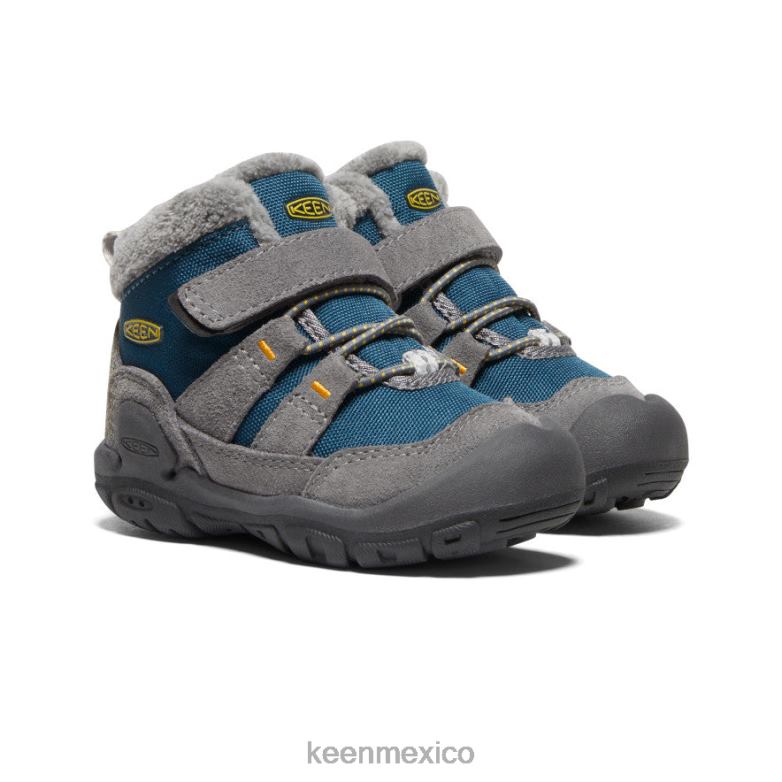 KEEN chukka nudo niños pequeños gris acero/azul ala verde azulado calzado TXRFD1006