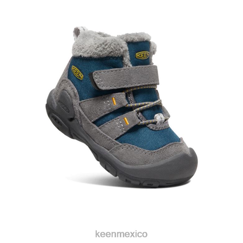KEEN chukka nudo niños pequeños gris acero/azul ala verde azulado calzado TXRFD1006