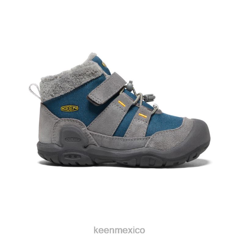 KEEN chukka nudo pequeños niños gris acero/azul ala verde azulado calzado TXRFD979