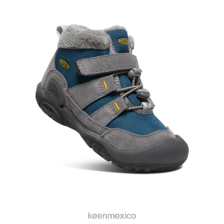 KEEN chukka nudo pequeños niños gris acero/azul ala verde azulado calzado TXRFD979