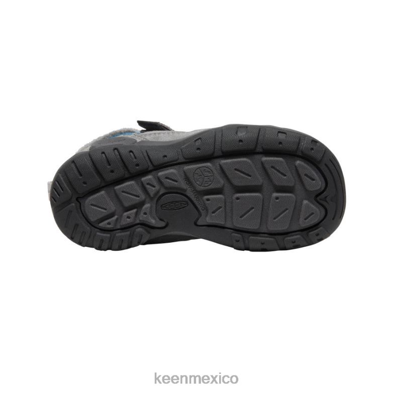 KEEN chukka nudo pequeños niños gris acero/azul ala verde azulado calzado TXRFD979