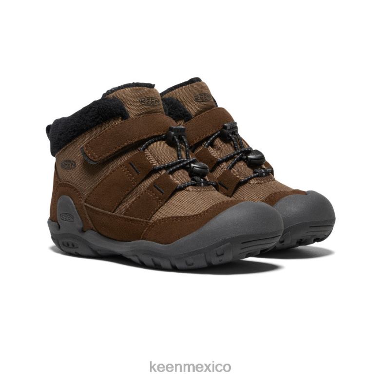 KEEN chukka nudo pequeños niños tierra oscura/negro calzado TXRFD980