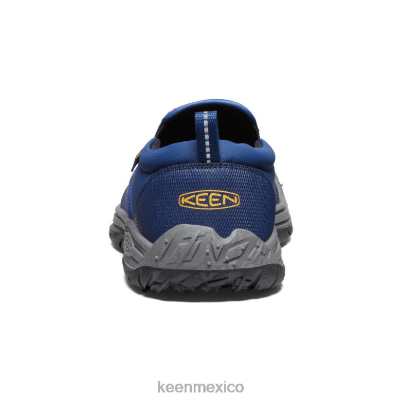 KEEN perro de velocidad sin cordones niños grandes profundidades azules/negro calzado TXRFD717
