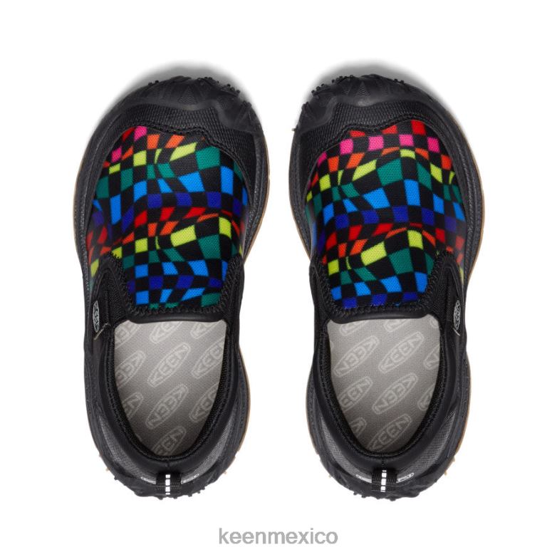 KEEN perro de velocidad sin cordones pequeños niños negro/multicolor calzado TXRFD714