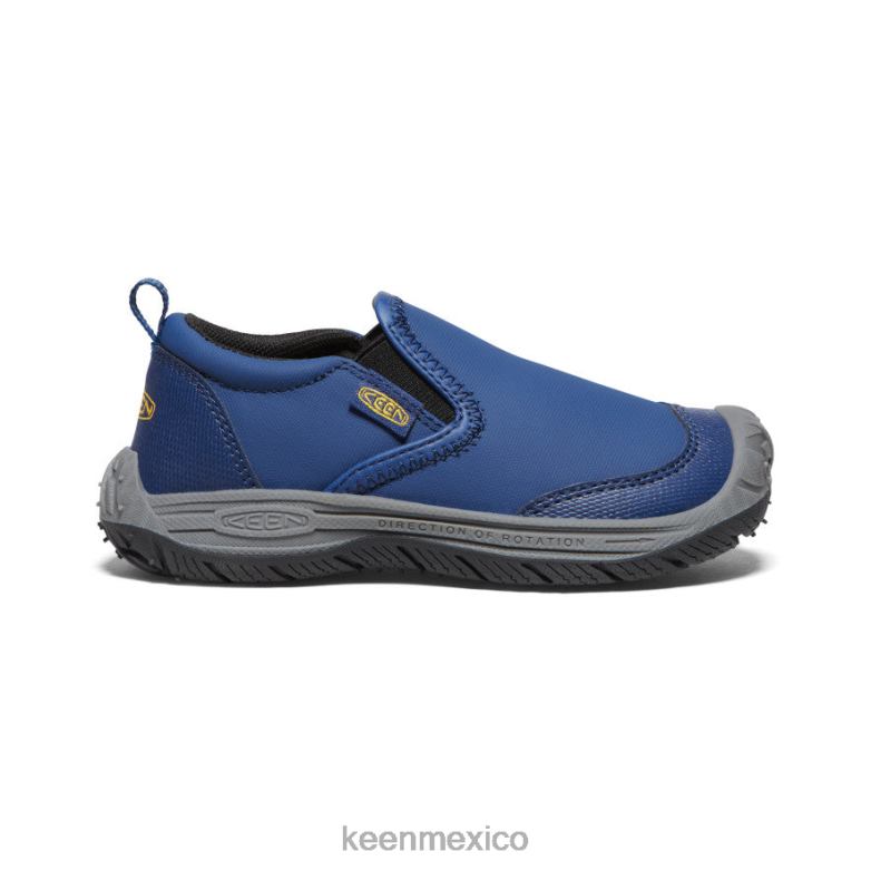 KEEN perro de velocidad sin cordones pequeños niños profundidades azules/negro calzado TXRFD713
