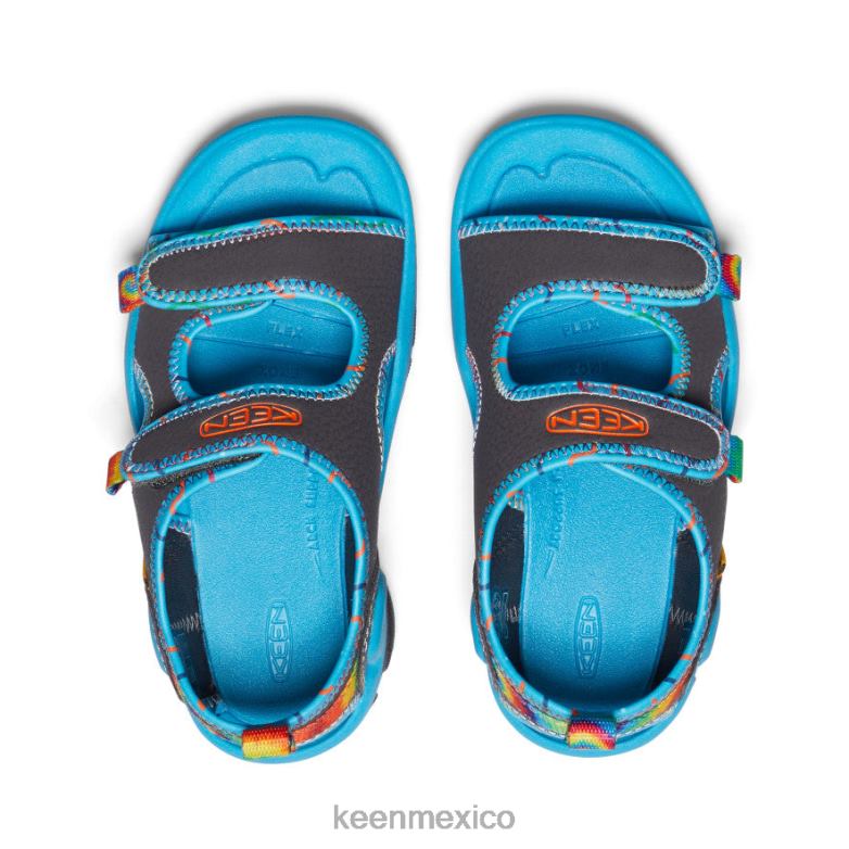 KEEN Knotch Creek con puntera abierta pequeños niños imán/teñido anudado calzado TXRFD769