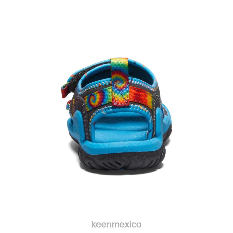 KEEN Knotch Creek con puntera abierta pequeños niños imán/teñido anudado calzado TXRFD769
