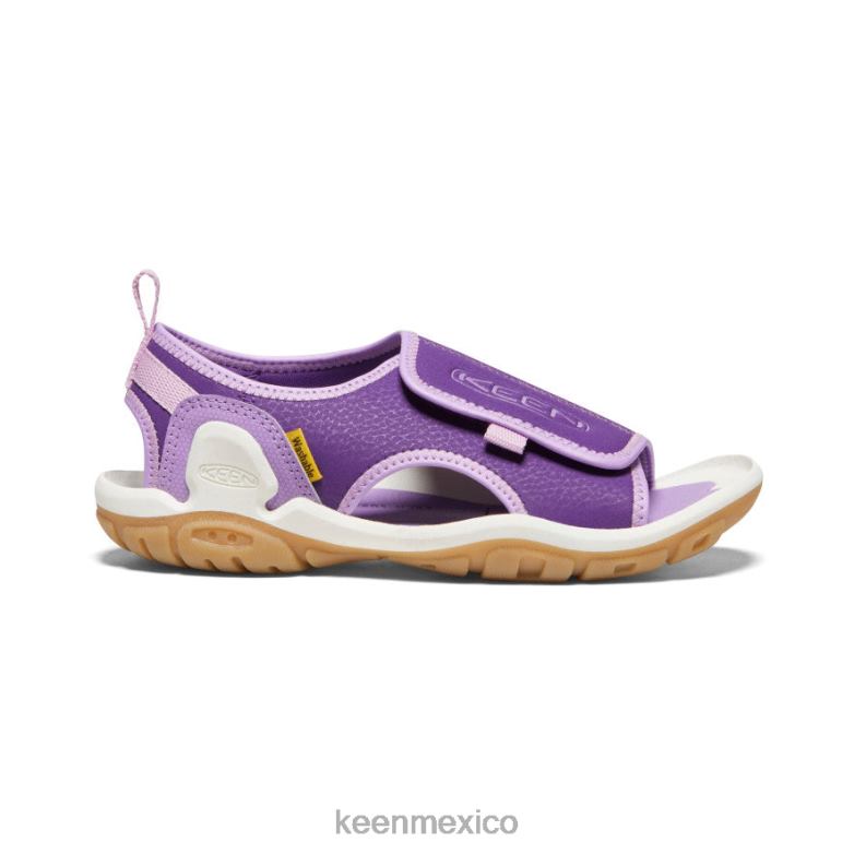 KEEN Knotch River con puntera abierta niños grandes tilandsia violeta/lavanda inglesa calzado TXRFD951