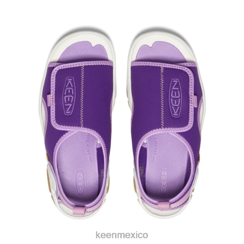 KEEN Knotch River con puntera abierta niños grandes tilandsia violeta/lavanda inglesa calzado TXRFD951