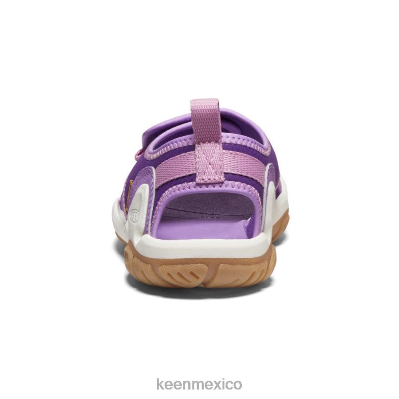 KEEN Knotch River con puntera abierta niños grandes tilandsia violeta/lavanda inglesa calzado TXRFD951